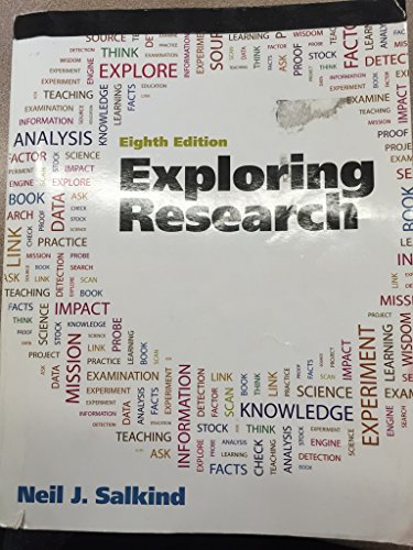 Beispielbild fr Exploring Research (8th Edition) zum Verkauf von Bookmans