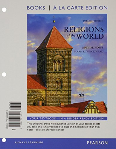 Beispielbild fr Religions of the World, Books a la Carte Edition (12th Edition) zum Verkauf von HPB-Red