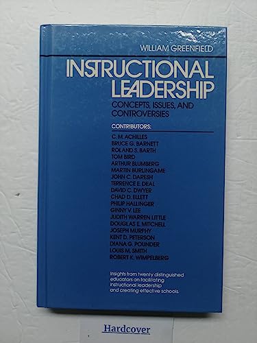 Stock image for Instructional Leadership: Concepts, Issues, and Controversies for sale by HPB-Red