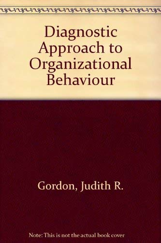 Beispielbild fr Diagnostic Approach to Organizational Behaviour zum Verkauf von Wonder Book