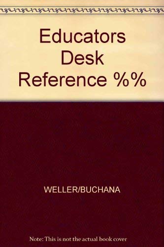 Stock image for Educator's Desk Reference for Special Education for sale by Better World Books: West