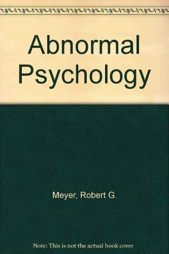 Imagen de archivo de Abnormal Psychology a la venta por Wonder Book