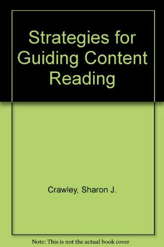 Imagen de archivo de Strategies for Guiding Content Reading a la venta por Better World Books