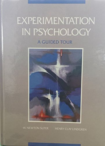 Beispielbild fr Experimentation in Psychology: A Guided Tour zum Verkauf von BookHolders