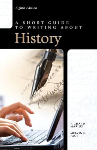 Imagen de archivo de A Short Guide to Writing about History a la venta por Better World Books