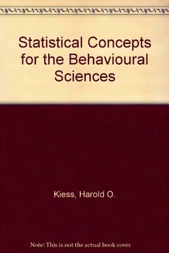 Stock image for Statistical Concepts for the Behavioral Sciences for sale by Irish Booksellers