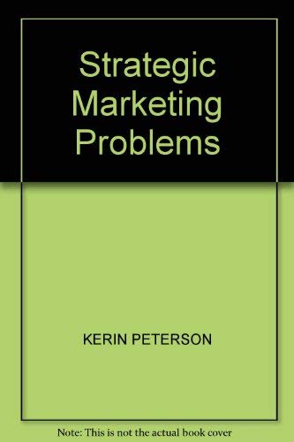Stock image for Strategic Marketing Problems: Cases and Comments for sale by HPB-Red