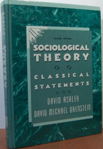 9780205122219: Sociological Theory