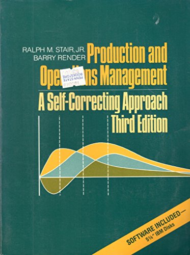 Stock image for PRODUCTION AND OPERATIONS MANAGEMENT A Self-Correcting Approach/text with Two 5-1/4 Inch Disks for sale by Gibson's Books