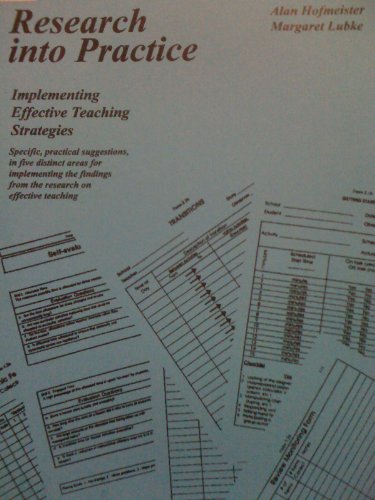 9780205122905: Research Into Practice: Implementing Effective Teaching Strategies