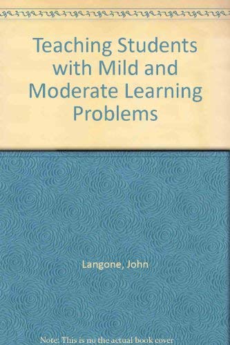 Beispielbild fr Teaching Students with Mild and Moderate Learning Problems zum Verkauf von Better World Books