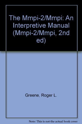 Stock image for The MMPI-2/MMPI: An Interpretive Manual for sale by Wonder Book
