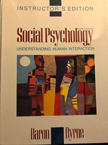 Beispielbild fr Understanding Human Interaction (Social Psychology) zum Verkauf von Better World Books