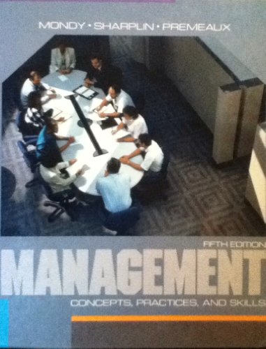 Imagen de archivo de Management--concepts, practices, and skills a la venta por Cronus Books