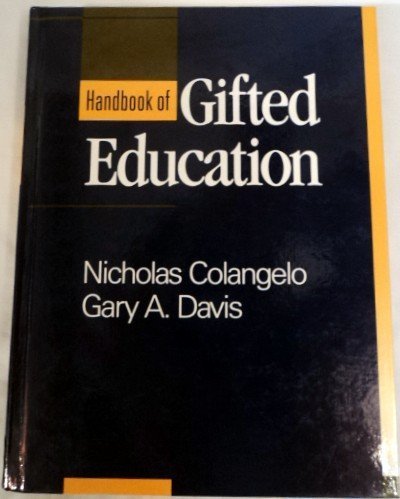 Imagen de archivo de Handbook of Gifted Education a la venta por Better World Books