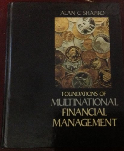 Imagen de archivo de Foundations of Multinational Financial Management a la venta por HPB-Red