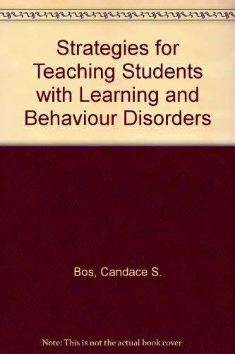 Imagen de archivo de Strategies for Teaching Students with Learning and Behaviour Disorders a la venta por Nationwide_Text