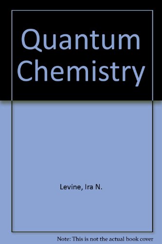 Imagen de archivo de Quantum Chemistry a la venta por Buchpark
