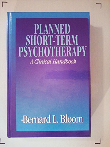 Imagen de archivo de Planned Short-Term Psychotherapy : A Clinical Handbook a la venta por Better World Books: West
