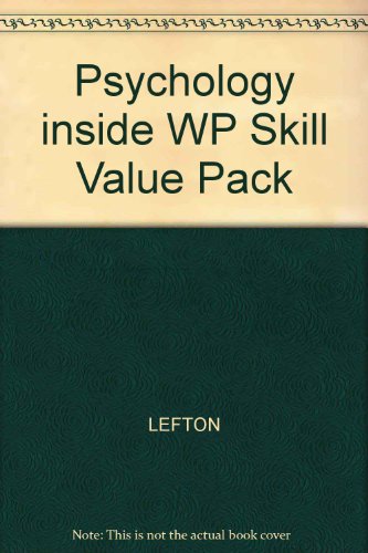 Beispielbild fr Psychology inside WP Skill Value Pack zum Verkauf von Better World Books