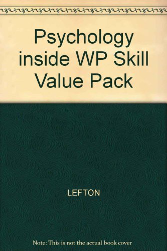 Stock image for Psychology inside WP Skill Value Pack for sale by Better World Books