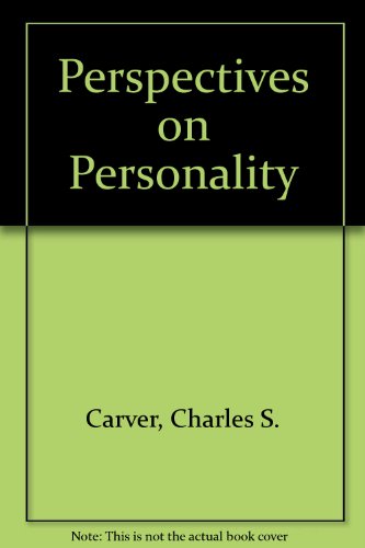 Imagen de archivo de Perspectives on Personality a la venta por HPB-Red