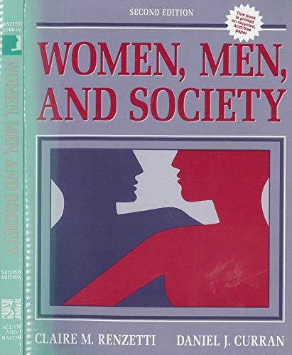 Beispielbild fr Women, Men and Society zum Verkauf von Better World Books