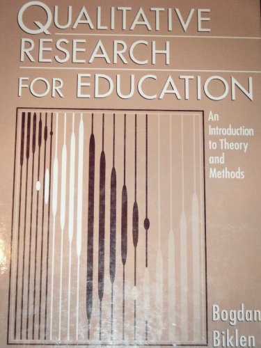 Stock image for Qualitative Research for Education: An Introduction to Theory and Methods for sale by Wonder Book