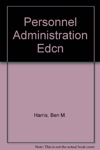 9780205133420: Personnel Administration Edcn