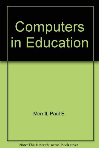 Beispielbild fr Computers in Education zum Verkauf von Better World Books