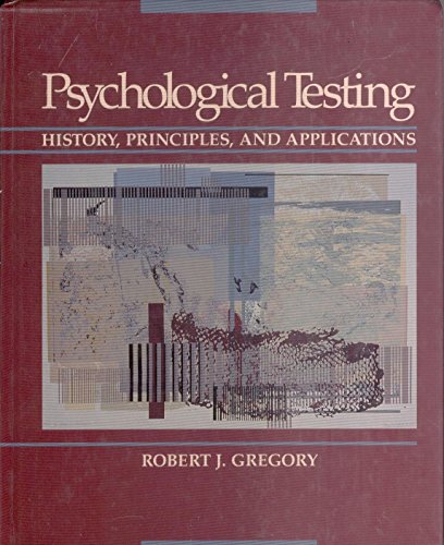 Imagen de archivo de Psychological Testing: History, Principles, and Applications a la venta por Solr Books