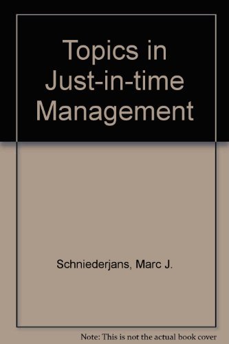 9780205137114: Topics in Just-in-time Management