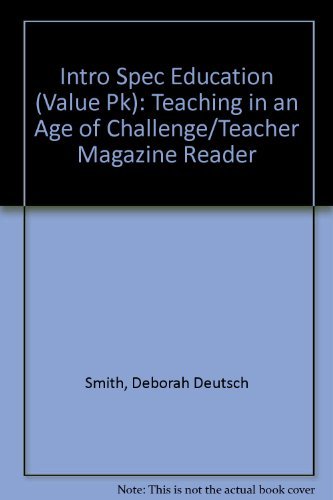 Imagen de archivo de Introduction to Special Education: Teaching in an Age of Challenge/Teacher Magazine Reader a la venta por HPB-Red