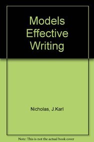 9780205140015: Models for Effective Writing