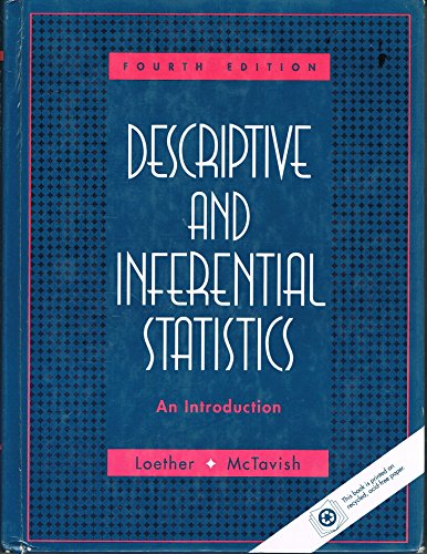 Imagen de archivo de Descriptive and Inferential Statistics : An Introduction a la venta por Better World Books