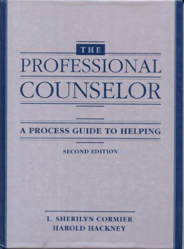 9780205141562: The Professional Counselor: A Process Guide to Helping