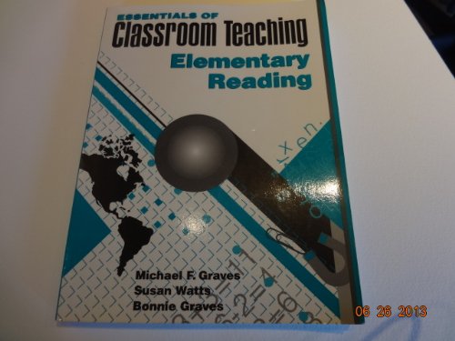 Imagen de archivo de Essentials in Classroom Teaching Elementary Reading a la venta por Better World Books