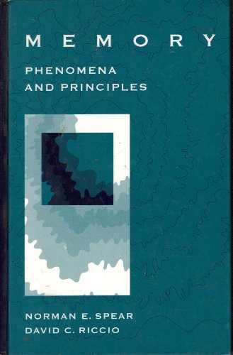 Imagen de archivo de Memory: Phenomena and Principles a la venta por HPB-Red