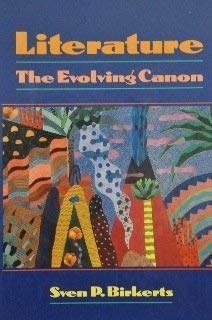 Stock image for Literature : The Evolving Canon for sale by Better World Books