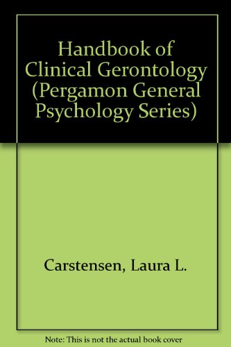 9780205142989: Handbook of Clinical Gerontology