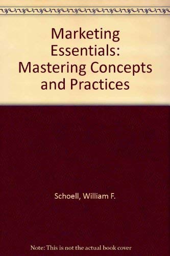 Beispielbild fr Marketing Essentials: Mastering Concepts and Practices zum Verkauf von HPB-Red