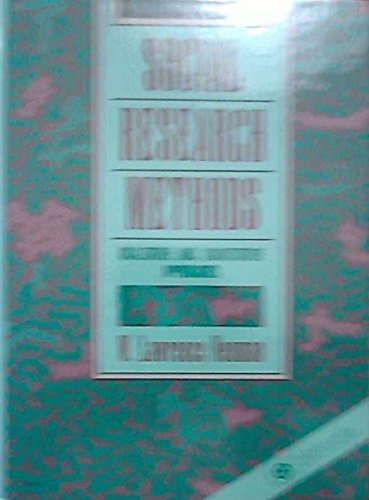 Imagen de archivo de Social Research Methods : Qualitative and Quantitative Approaches a la venta por Better World Books