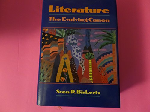 Beispielbild fr Literature: The Evolving Canon zum Verkauf von Books From California
