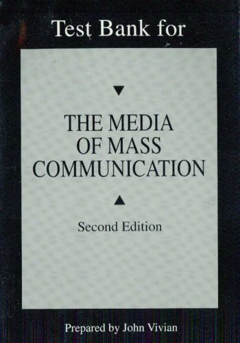 9780205148660: Test Bank for the Media of Mass Communication