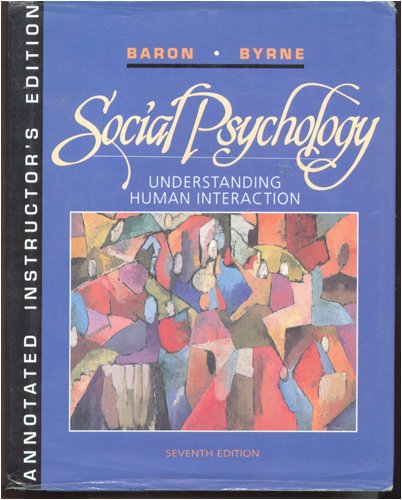 Beispielbild fr Social Psychology A/I/E zum Verkauf von Better World Books
