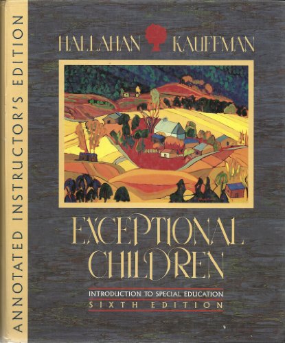 Stock image for Annotated instructor's edition: Exceptional children: Introduction to special education for sale by More Than Words