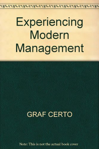Stock image for Experiencing Modern Management for sale by Better World Books: West