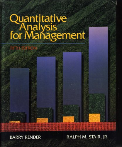 9780205153794: Quantitative Analysis Management: Quantitative Methods and Applied Statistics