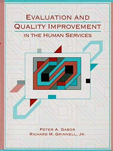 Imagen de archivo de Evaluation and Quality Improvement in the Human Services a la venta por Wonder Book