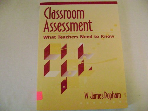 Beispielbild fr Classroom Assessment: What Teachers Need to Know zum Verkauf von Robinson Street Books, IOBA